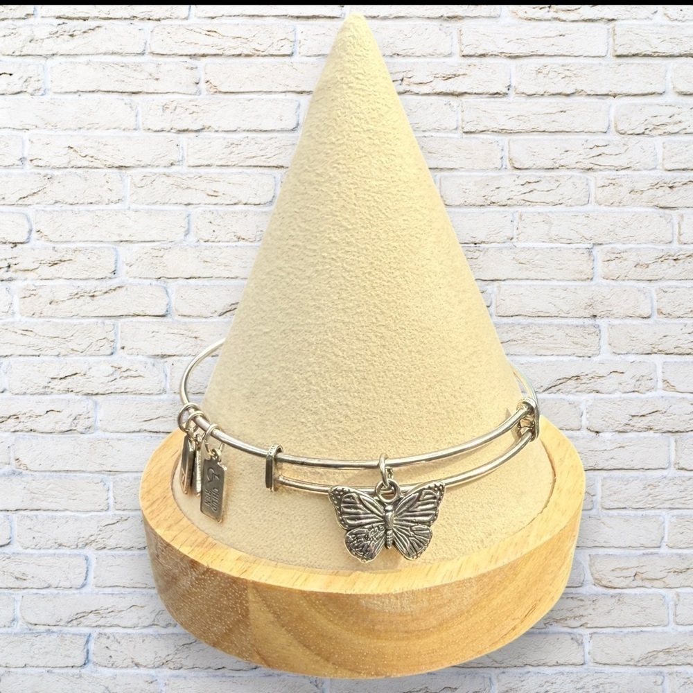 Wind and Fire Butterfly Charm Bangle